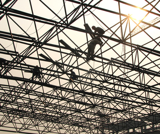 伊犁厂房网架安装